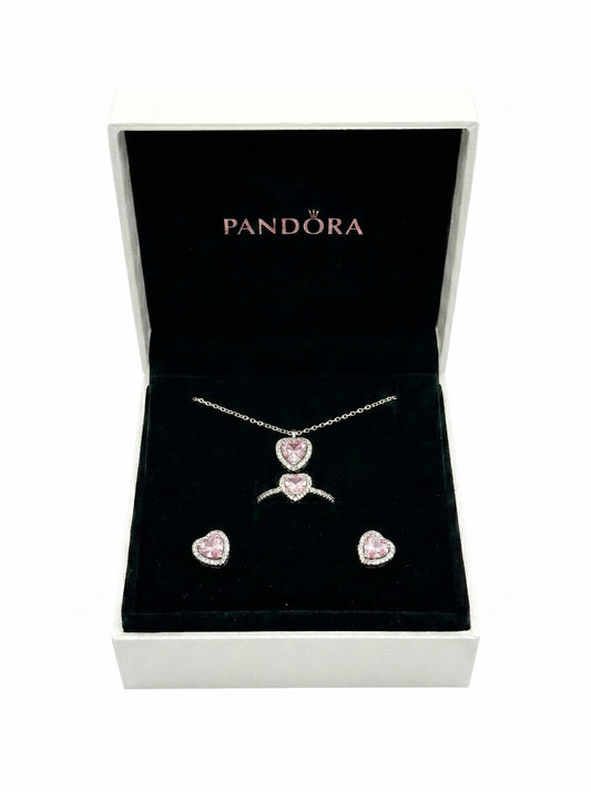 Pandora Pink Heart Set - pandora-pink-heart-set