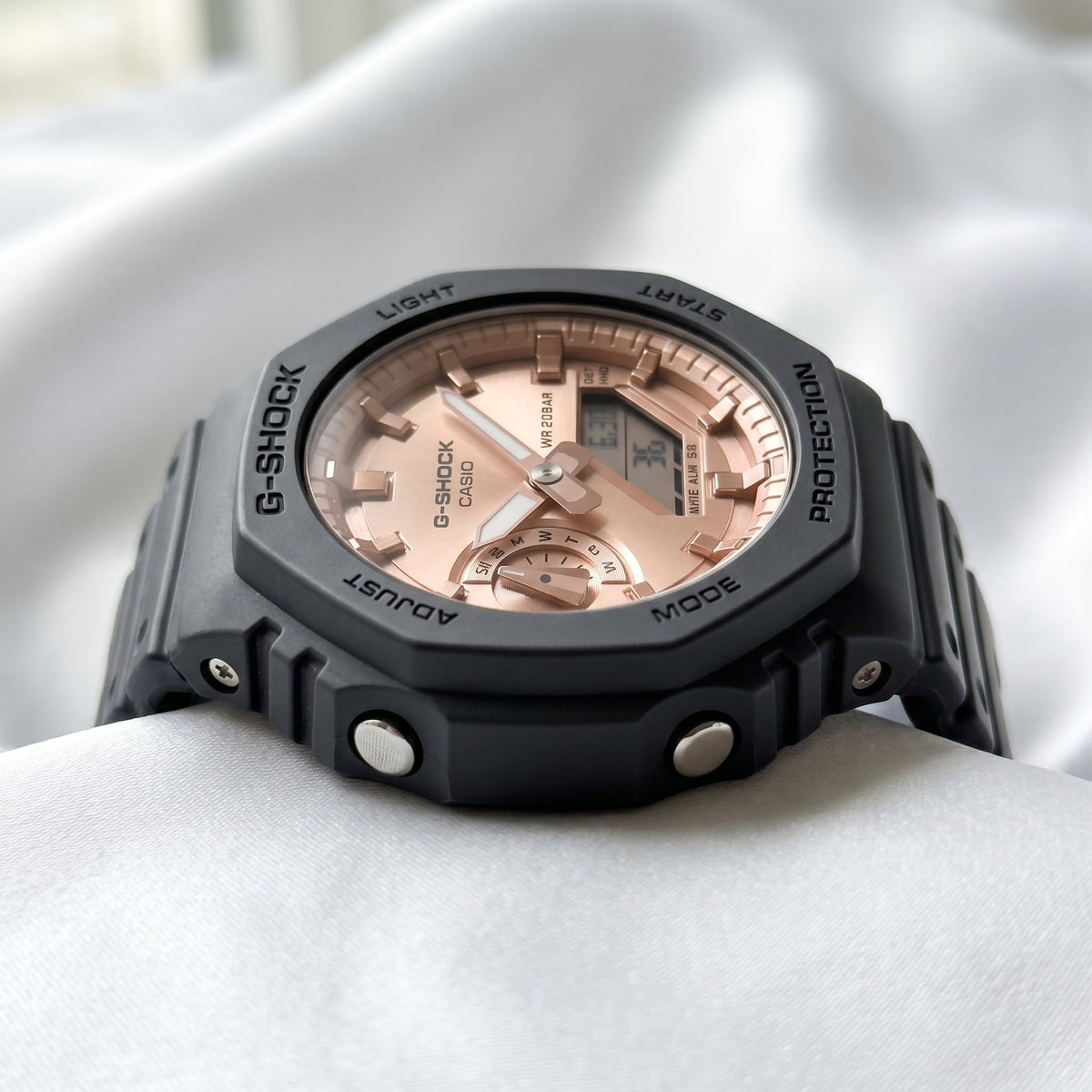 Casio G-Shock “CasiOak” – Rose Gold Black Edition - Naggat Silver