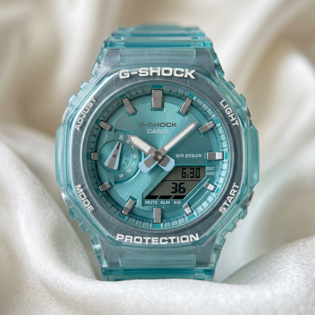 Casio G-Shock “CasiOak” – Teal Resin Watch - Naggat Silver