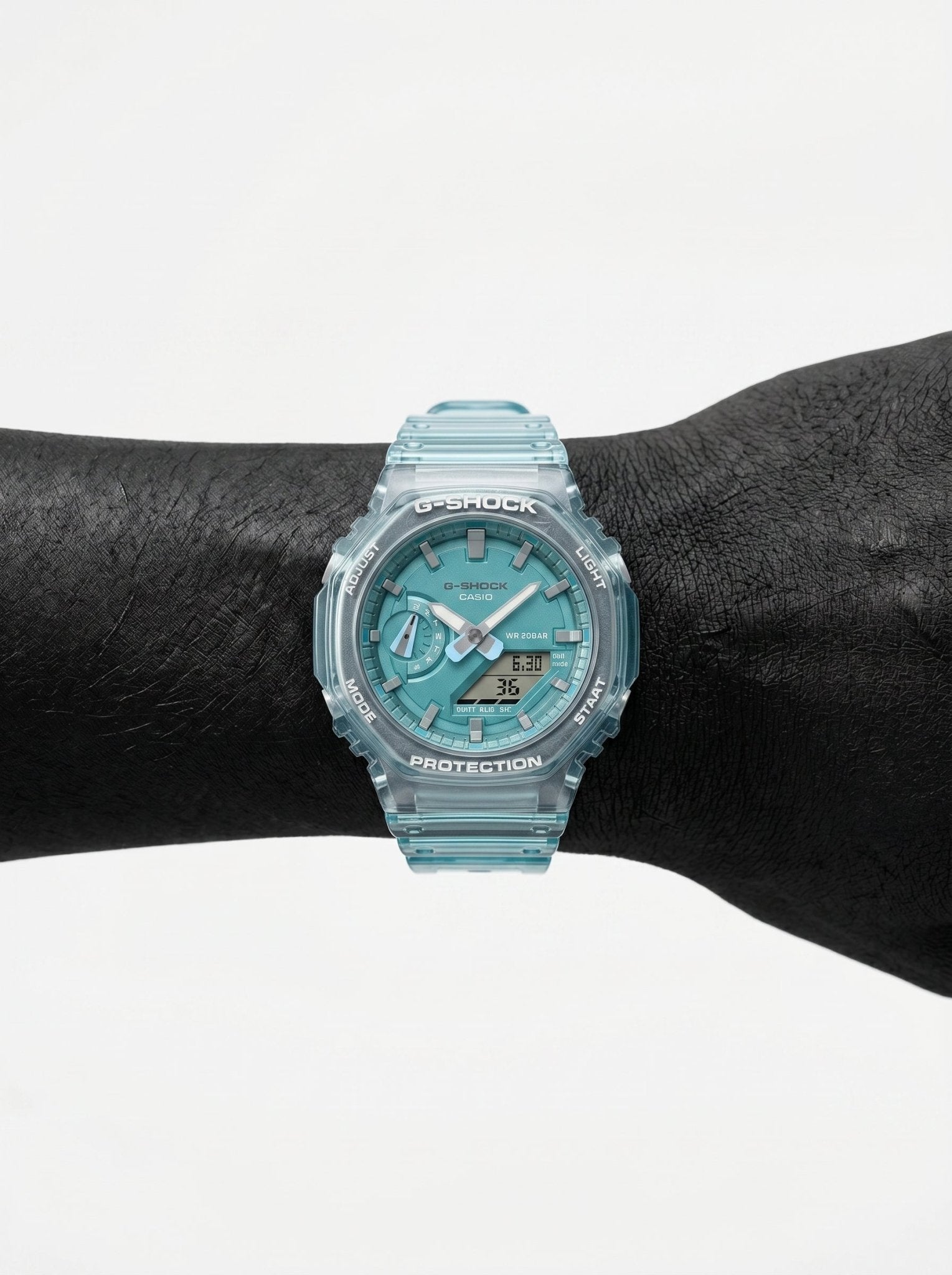 Casio G-Shock “CasiOak” – Teal Resin Watch - Naggat Silver