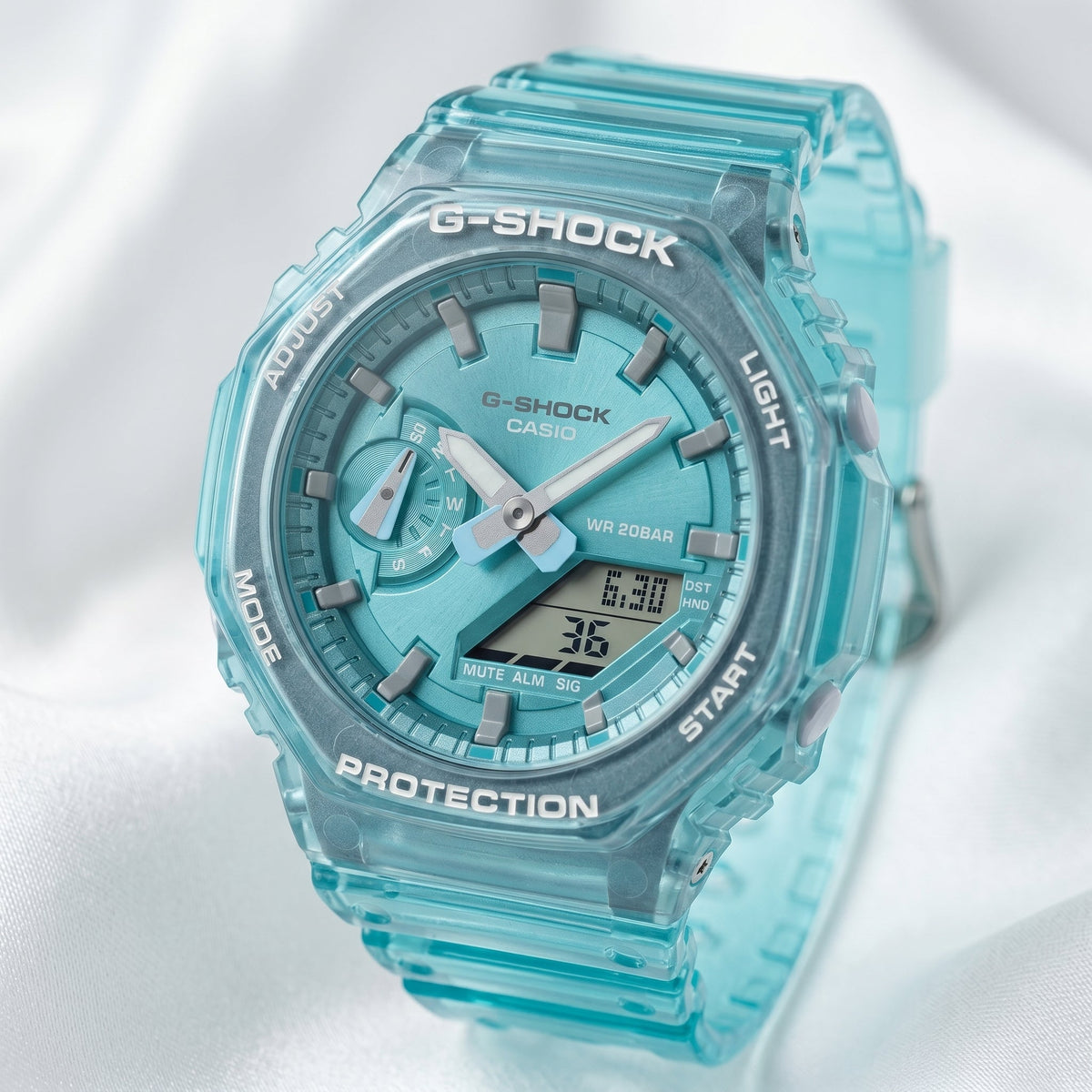 Casio G-Shock “CasiOak” – Teal Resin Watch - Naggat Silver