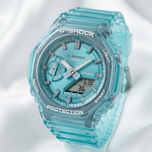 Casio G-Shock “CasiOak” – Teal Resin Watch - Naggat Silver