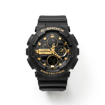 Casio G-Shock GA-100 – Black & Gold Sport Watch - Naggat Silver