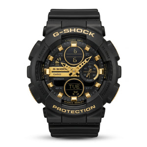 Casio G-Shock GA-100 – Black & Gold Sport Watch - Naggat Silver