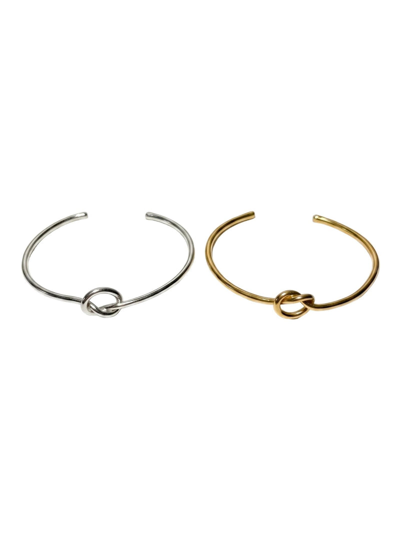 Central love knot Bracelets (Global) - Naggat Silver