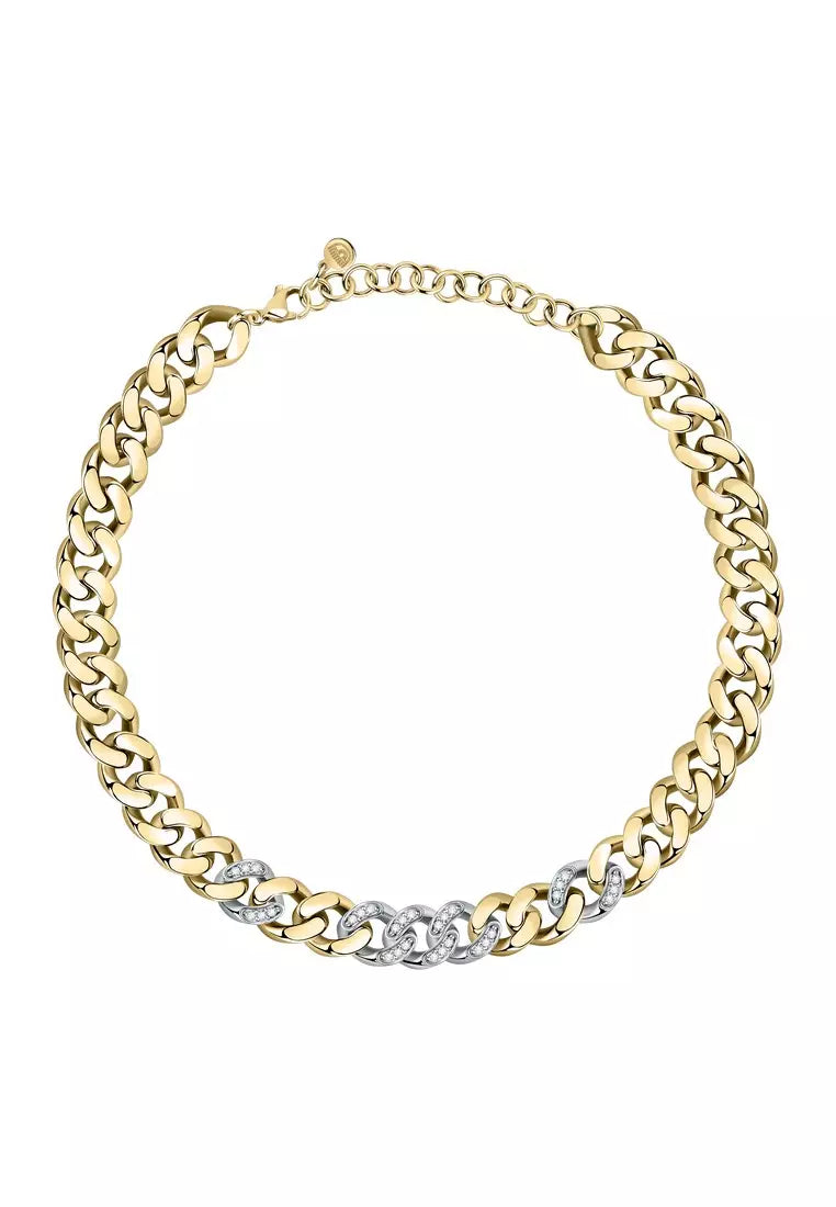 Chairra ferrgani bossy chain choker necklace - مجوهرات فضة في مصر