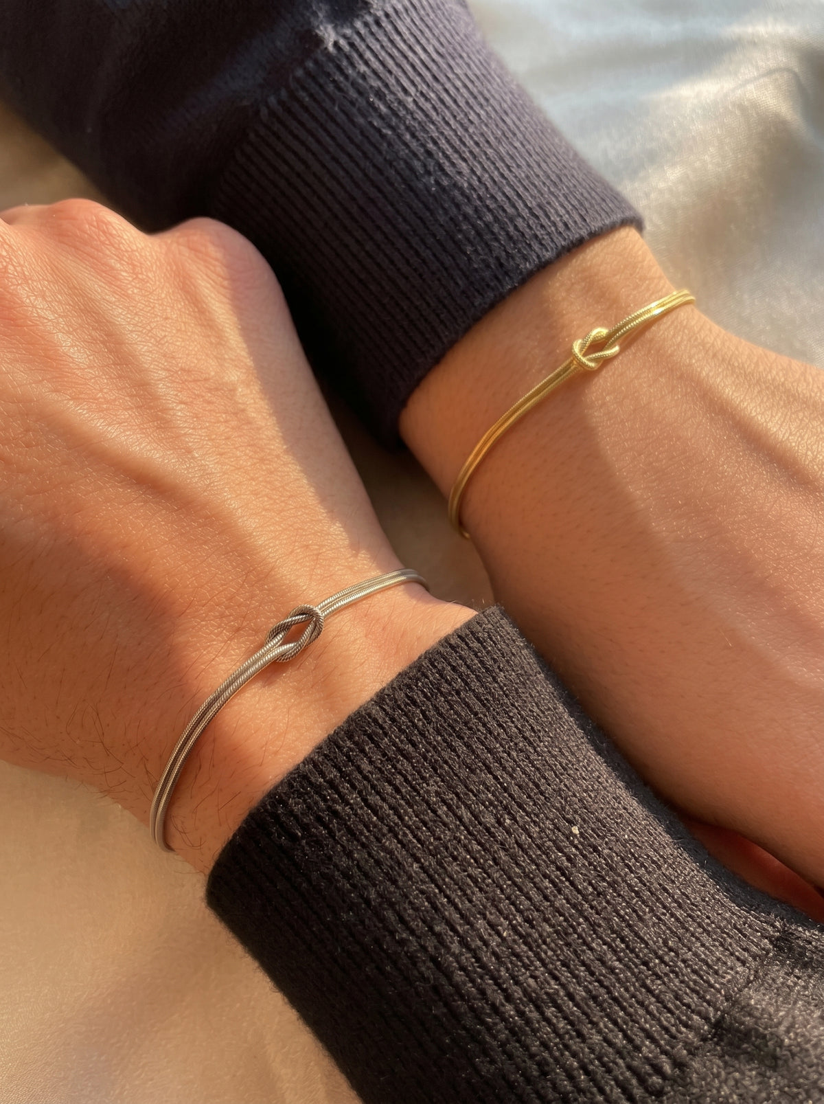 Soul Knot Couple Bracelets bracelet by Naggat Silver – view 5