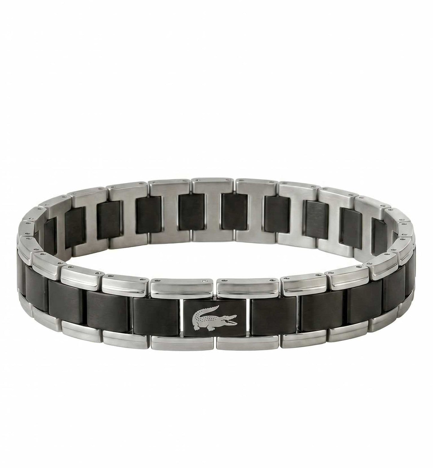 Lacoste M - bracelet for him - Naggat Silver