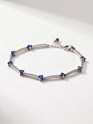 Pandora Sparkling Pavé Bars Naggat Silver