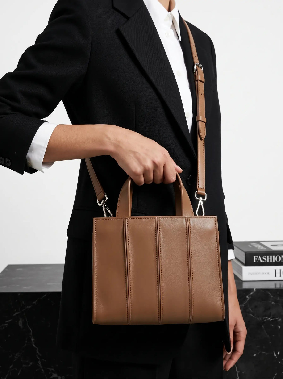 Max Mara Top-Handle Bag in Brown - Satchel Bags silver satchel bags in red, image 4