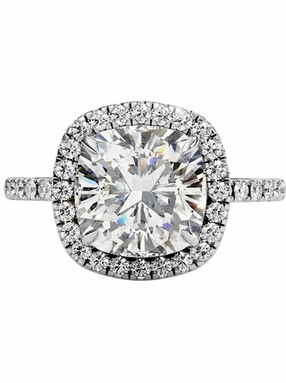 Square Shape Ring S925 Silver - square-shape-ring-s925-silver